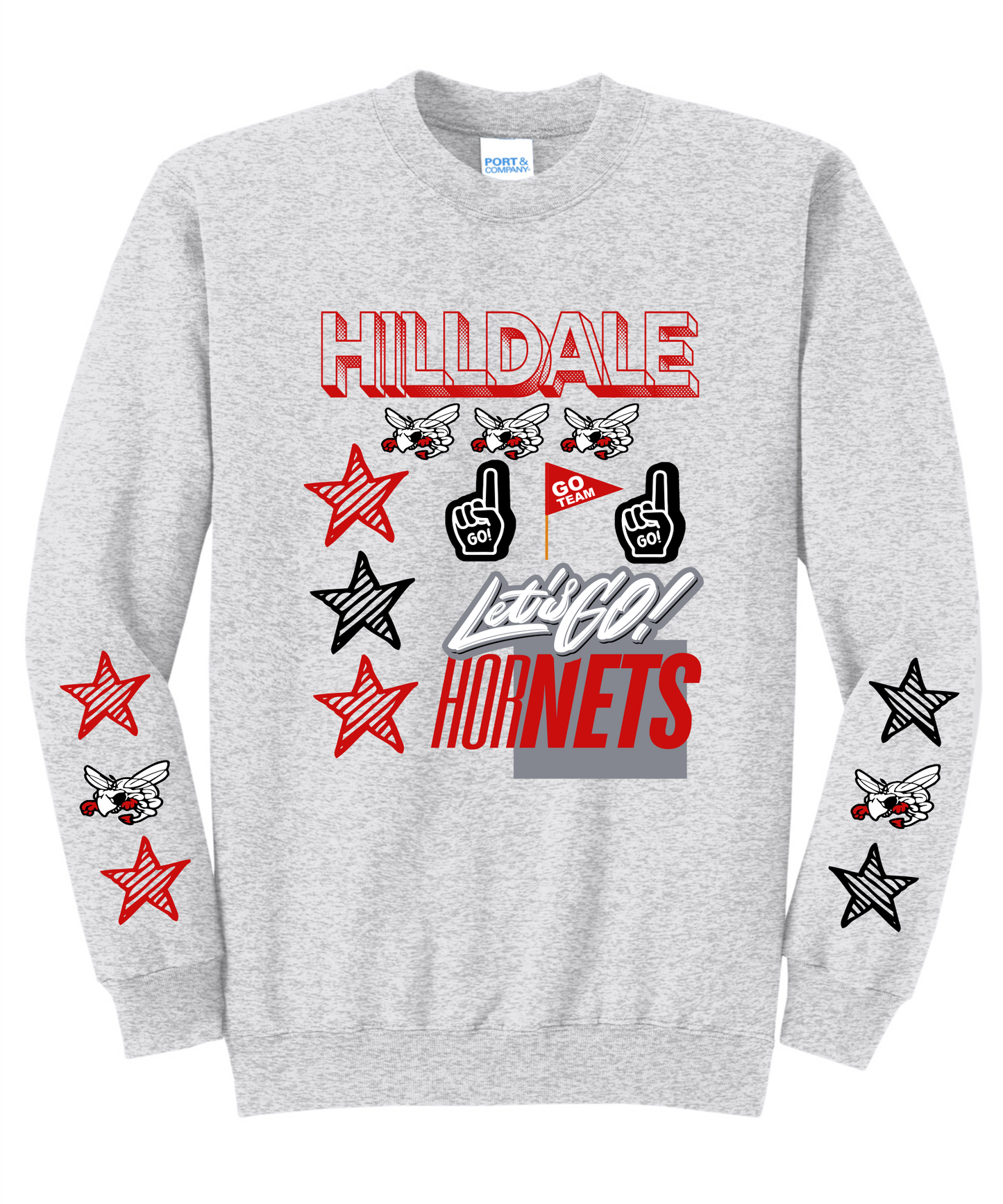 Hilldale Lets Go Crewneck