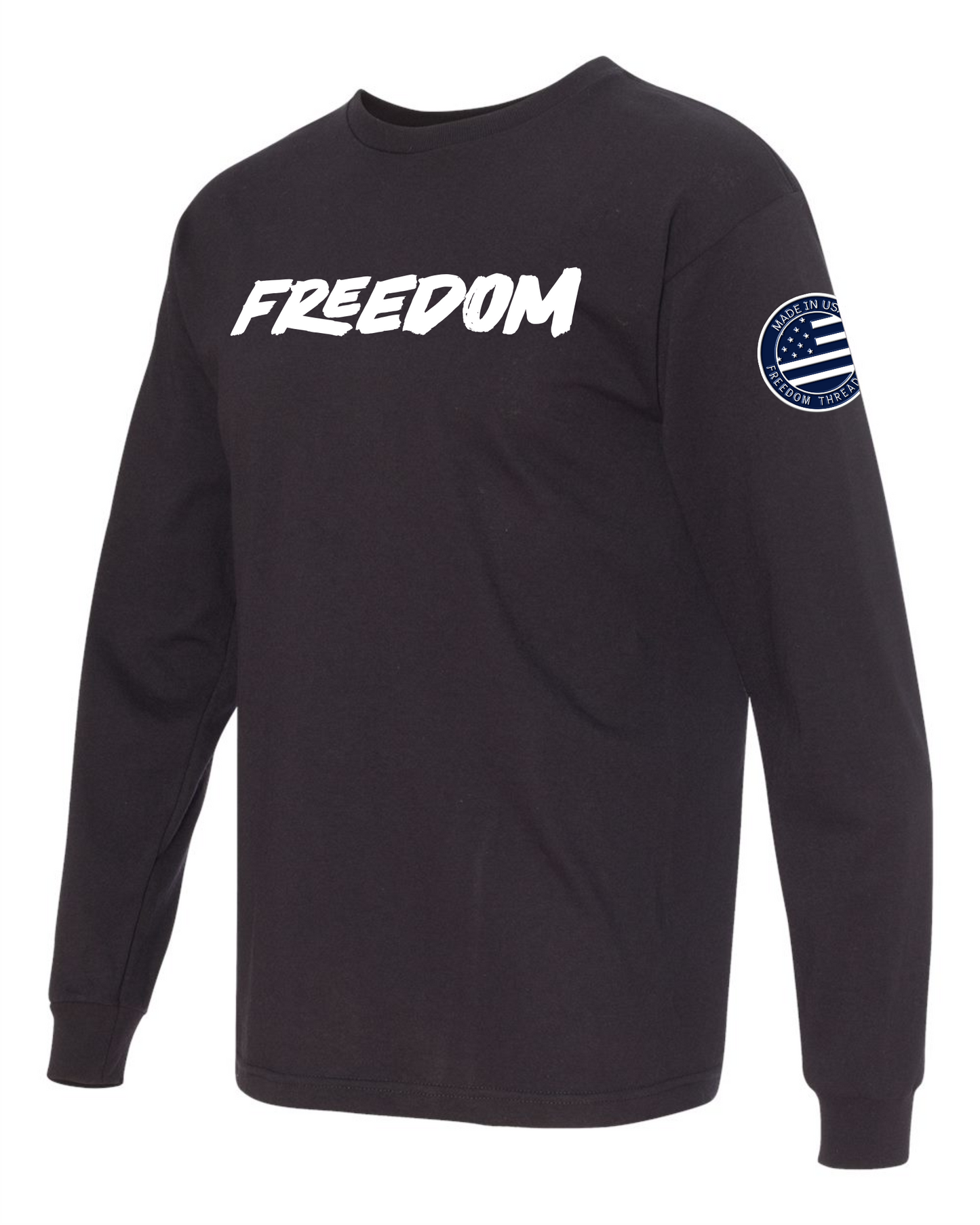 FREEDOM USA LONG SLEEVE (BLACK)