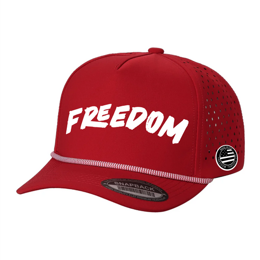 FREEDOM ROPE HAT (RED)
