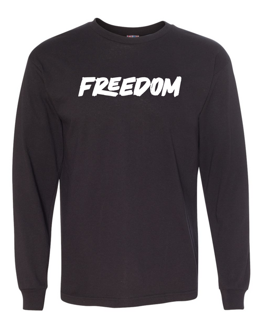 FREEDOM USA LONG SLEEVE (BLACK)